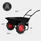 Best Choice Products Heavy Duty Dual-Wheel Wheelbarrow Garden Cart w/Built in Stand, 500lb Capacity, Extra Large Wheels